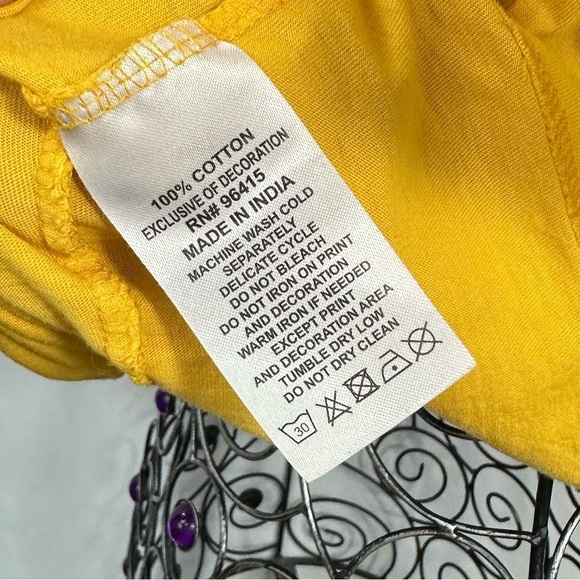 Trip City yellow graphic skeleton tee size M - Picture 9 of 9